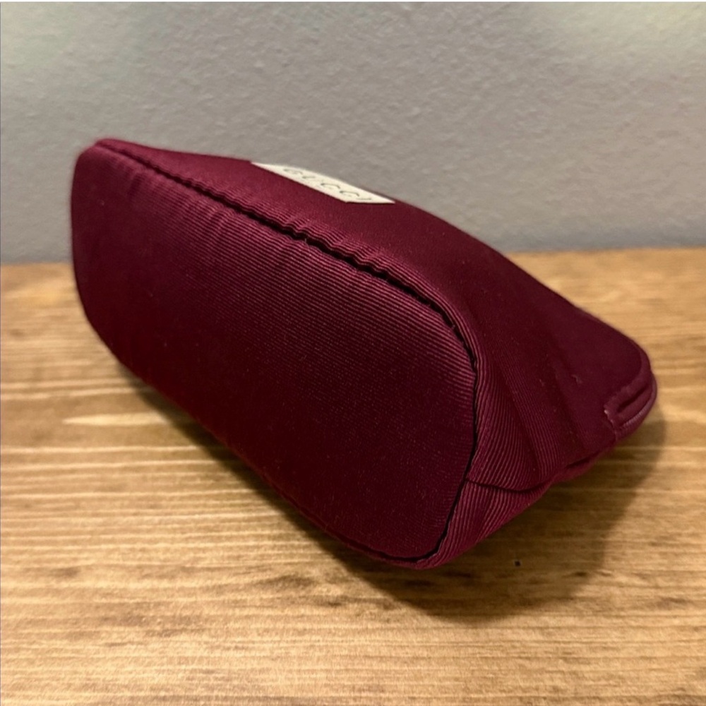Gucci Beauty Deep Burgundy Cosmetic Pouch - Picture 3 of 4